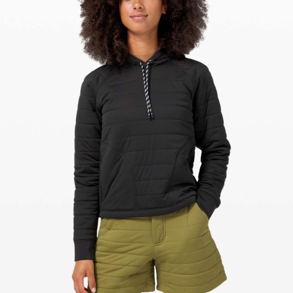 Lululemon Dynamic Movement Hoodie PufferBlack Size 6 water repellent, windproof